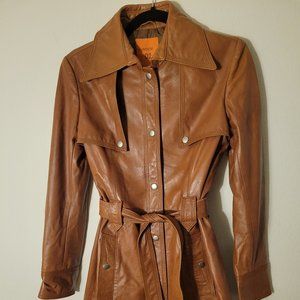 Unique leather vintage pre owner jacket size 40/6